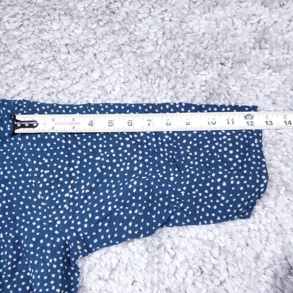 One Teaspoon Starry Night Wrap Dress Navy Blue White Dot Women's Size Medium - Picture 8 of 10
